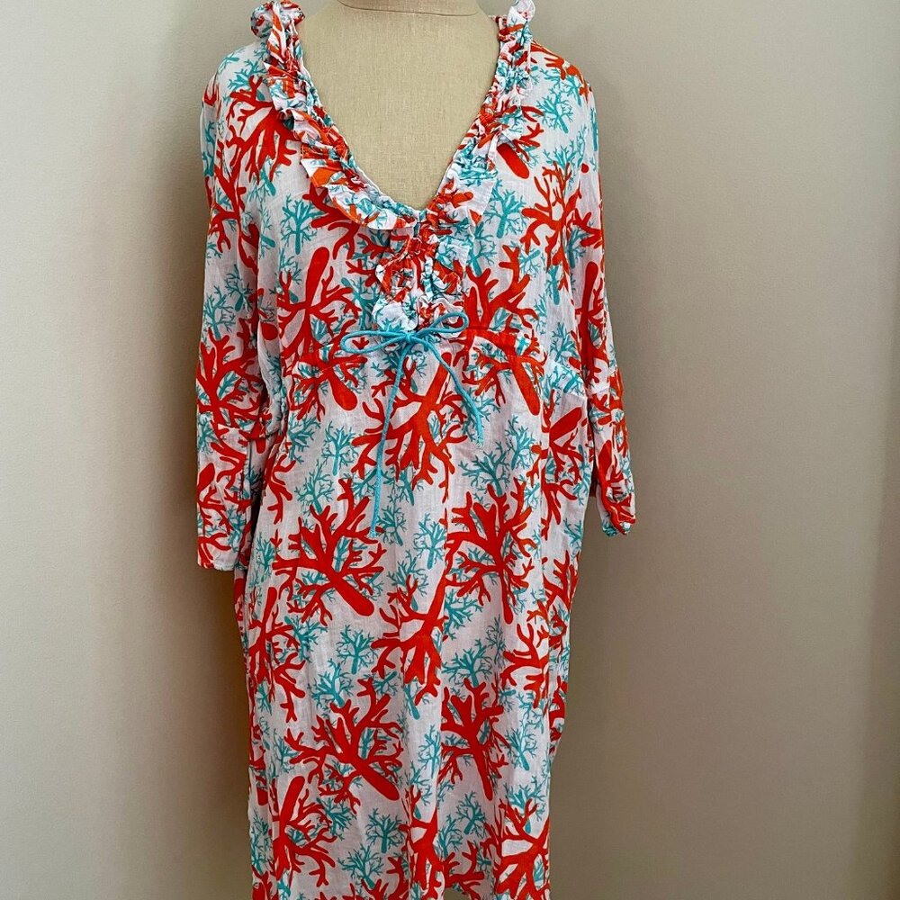 Mud Pie Linen Coverup Size L